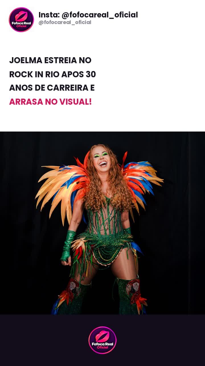 Depois de 30 anos de carreira, Joelma finalmente estreia no Rock in Rio com visual histórico